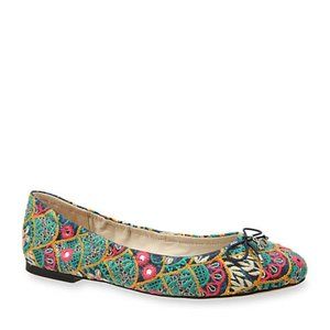 Sam Edelman Felicia Embroidered Ballet Flats Size 8.5